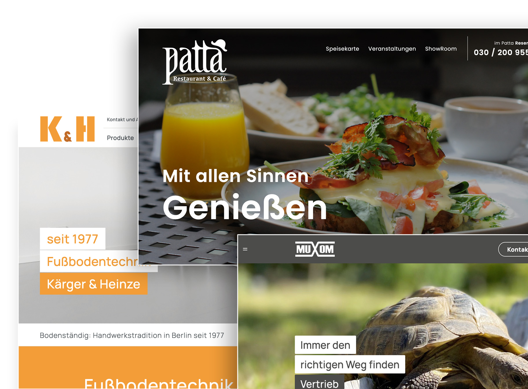 Webdesign Screenshots