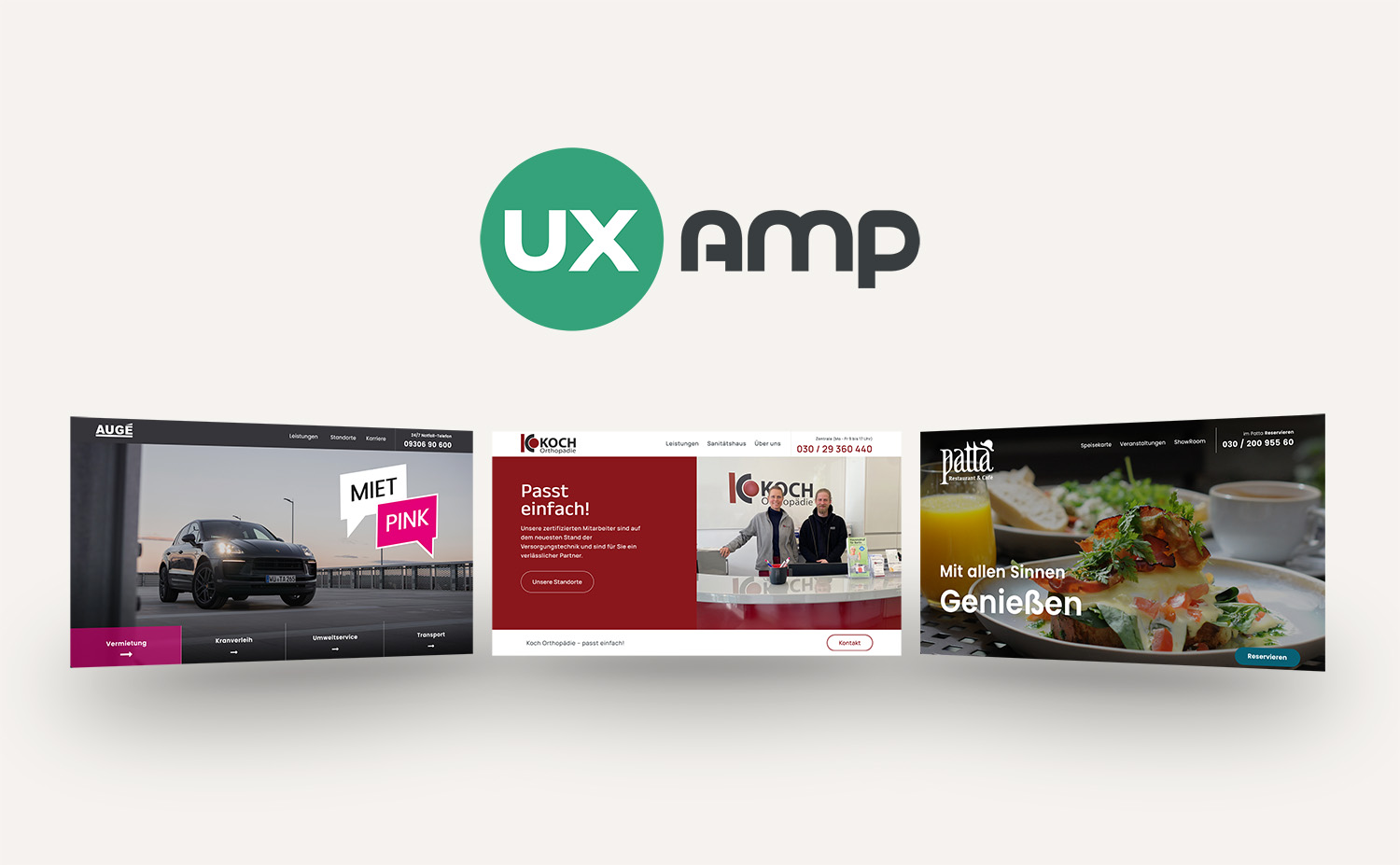 Webdesign Agentur Berlin UX Amp Logo