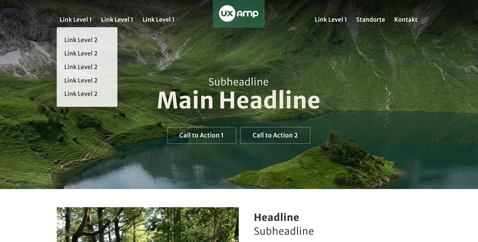 Webdesign Berlin: Screenshot einer Webseite